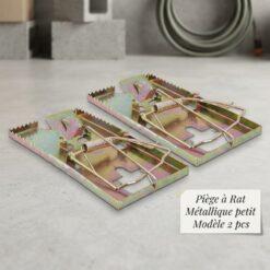 Piège à Rat Métallique petit Modèle 2 pcs