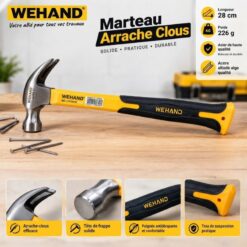 Marteau Arrache-Clous WEHAND 8 oz – 28 cm NO.12010125