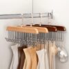 Cintre Multiple en Bois avec 8 Crochets