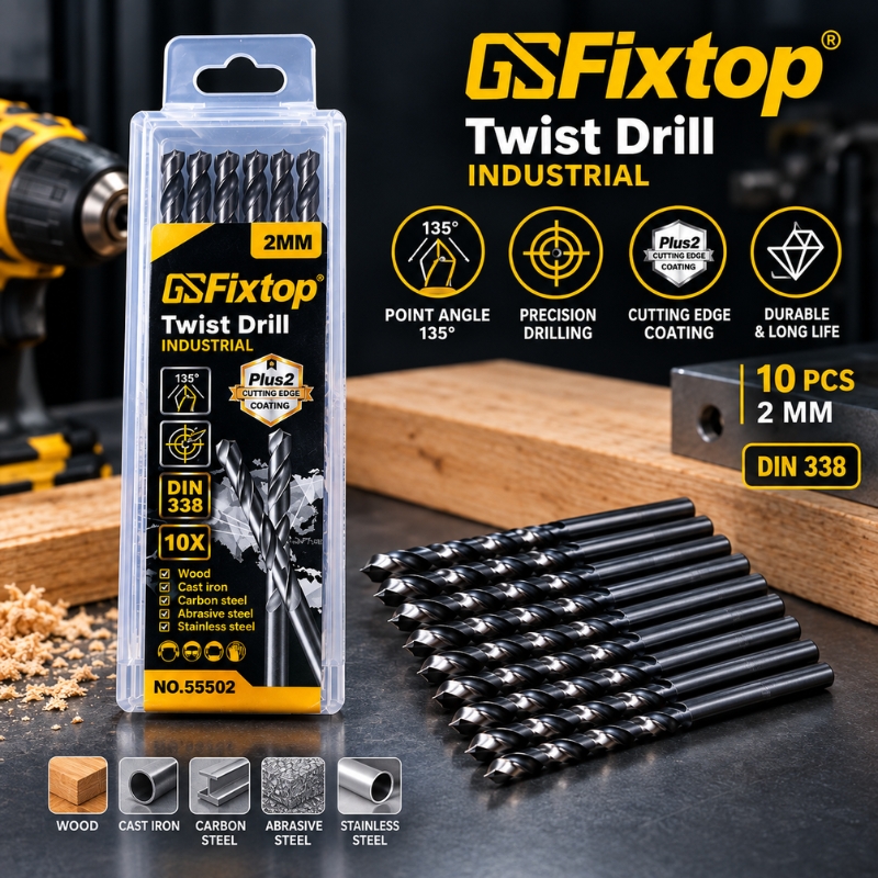 Coffret de 10 mèches FIXTOP 2mm