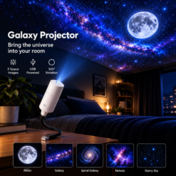 Galaxy Projecteur USB / Projecteur de ciel étoilé et galaxie (Modèle 2439-34) – Image 4