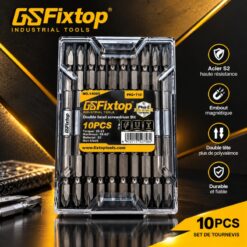 Lot de 10 Embouts de Vissage Double Tête GSFixtop