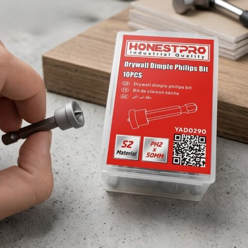 Lot de 10 embouts placo butoir (Drywall Dimple Phillips Bit) HonestPro YAD0290