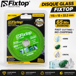 Alternative view of Disque glass 115x15x22.2mm Fixtop NO 14298
