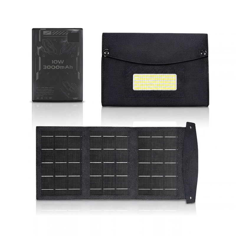 Panneau solaire USB pliable et portable capacité 3000mAh 10W – Image 3