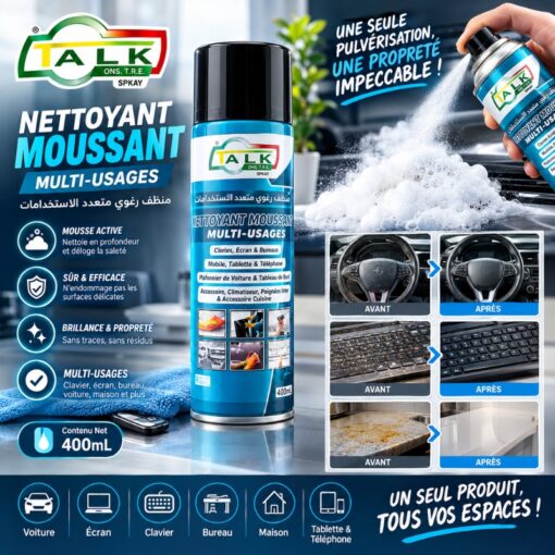 Nettoyant moussant 400ml Talk