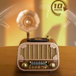 Radio rétro sans fil Bluetooth Vintage MD-1318BT – Image 2