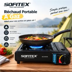 Alternative view of Réchaud à Gaz Portable SOFITEX 2,8 kW – Modèle 185108