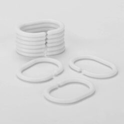 Alternative view of Lot de 12 Anneaux pour Rideau de Douche Home Ideal