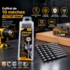 Coffret de 10 mèches FIXTOP 4mm