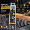 Coffret de 10 mèches FIXTOP 8mm