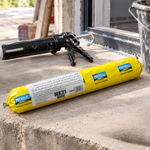 Recharge mastic polyuréthane POLYFLEX PU40 Gris (Format saucisse 600 ml) - PROSEAL