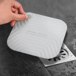 Alternative view of Couvre-Siphon / Tapis de Sol en Silicone 15x15 cm (GD111) – Anti-Odeurs et Anti-Reflux