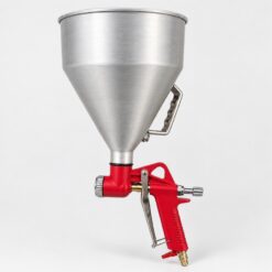 Pistolet de Peinture Pneumatique à Trémie avec 3 Buses Interchangeables – Godet Inox 5.4 L – Image 3