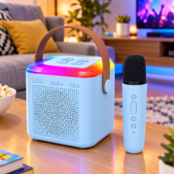 Mini Karaoké Bluetooth Portable avec Micro 500 mAh – Image 5