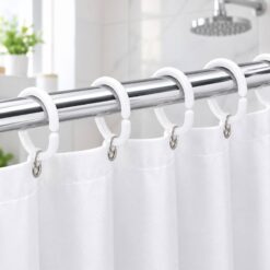 Lot de 12 Anneaux pour Rideau de Douche Home Ideal – Image 4