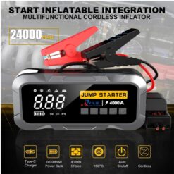 Booster compresseur de voiture 24000mah BEETRO BE0149 – Image 3