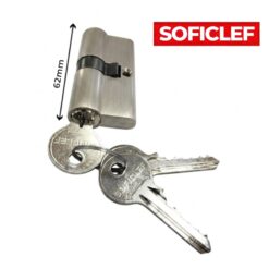 Cylindre de serrure européen 62mm SOFICLEF CYN-60A – Image 4