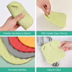 Couvre-Siphon / Tapis de Sol en Silicone 15x15 cm (GD111) – Anti-Odeurs et Anti-Reflux – Image 4
