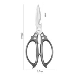 Ciseaux de Cuisine Multifonctionnels en Acier Inoxydable K186 – Image 4