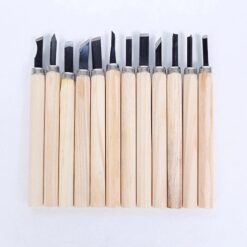 Kit de 12 ciseaux de sculpture sur bois – Image 6