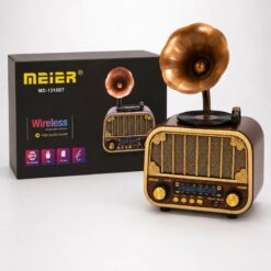 Radio rétro sans fil Bluetooth Vintage MD-1318BT – Image 7
