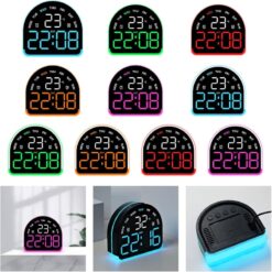Réveil Numérique LED Intelligent avec horloge – Image 9