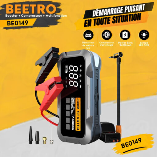 Booster compresseur de voiture 24000mah BEETRO BE0149