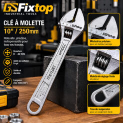 Alternative view of Clé à Molette 10"/250mm FIXTOP