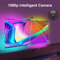 Bande Guirlande Lumineuse LED avec Détection de Lumière Synchronisation d'Ecran TV 5M – Image 3