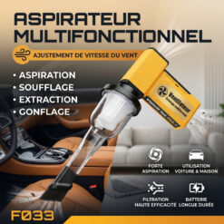Mini Aspirateur Souffleur Multifonction Rechargeable TYPE-C à Vitesse Variable
