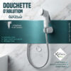 Kit Douchette d'Ablution avec Support et Flexible 1M