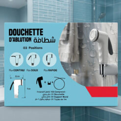 Kit Douchette d'Ablution avec Support et Flexible 1M – Image 3