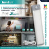 Réglette Applique Néon LED Rechargeable Détecteur de Mouvement 23CM