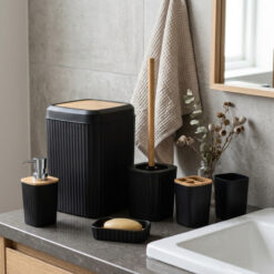 Ensemble de 6 Accessoires Salle de Bain Luxe