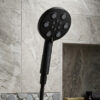 Pommeau de Douche avec Flexible Noir 1.5M (Sans Support)