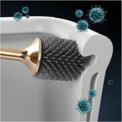 Brosse de Toilette Mural Adhésif en Silicone – Image 5