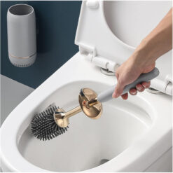 Brosse de Toilette Mural Adhésif en Silicone – Image 6