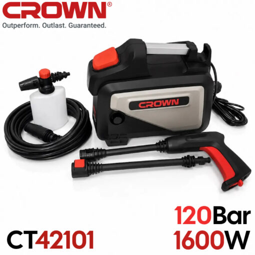 Nettoyeur Haute Pression 1500W 120BAR CROWN CT42101