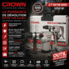 Marteau Perforateur 1250W 40MM CROWN CT18118 BMC