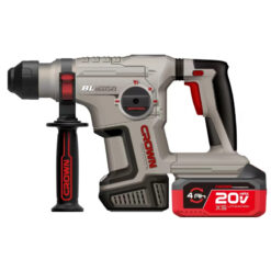Marteau perforateur sans fil 20V 4Ah Brushless CROWN CT28021XS-4 BMC – Image 2