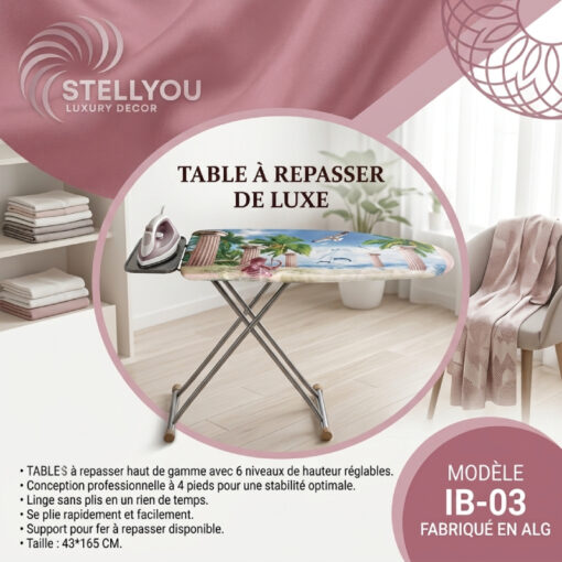 Table à Repasser 165x43cm STELLYOU IB03