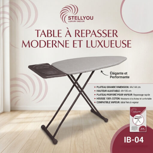 Table à Repasser 144x44cm STELLYOU IB04