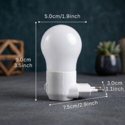 Lampe Veilleuse LED Enfant avec Interrupteur Lumière Blanche – Image 4