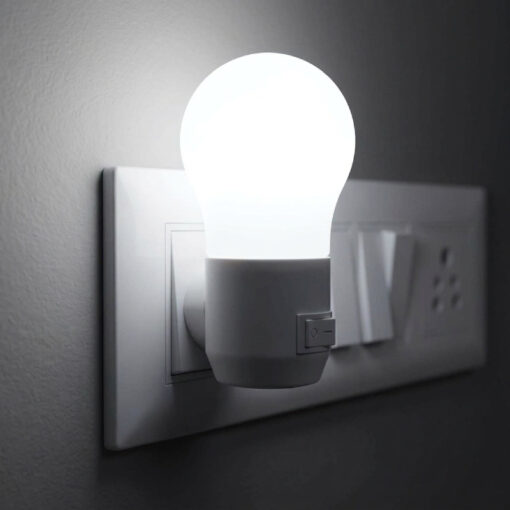 Lampe Veilleuse LED Enfant avec Interrupteur Lumière Blanche