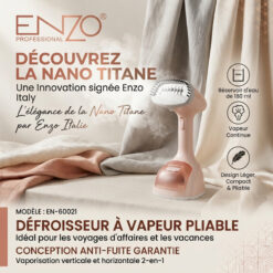 Défroisseur à Vapeur Pliable 1500W ENZO EN-60021