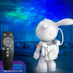 Projecteur Astronaute avec Haut Parleur Bluetooth et Télécommande SPACE BUNNY – Image 4
