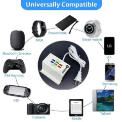 Chargeur Rapide Multi Ports USB avec Support Smartphone 3.1A – Image 3