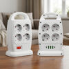 Multiprise Double Face 4P + 3USB + 2 TYPE-C 2500W 2M