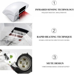 Sèche Mains Electrique Automatique Mural ATIMEX S002 – Image 2